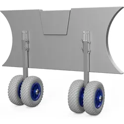 SUPROD Schlauchboot Heckräder Slipräder Transporträder Edelstahl EW200