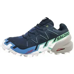 Salomon Speedcross GTX Damen Wanderschuh – Grau, Größe 4 - Robuster Wanderschuh für anspruchsvolle Trails, bietet optimalen Halt und Komfort durch atmungsaktives Mesh-Obermaterial.