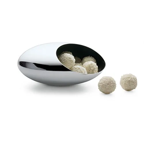 Philippi Naschschale COCOON - 16-teilig - Dekoschalen aus Glas und Kokosnuss, modern und mikrowellengeeignet, ideal für stilvolles Naschen und Servieren.