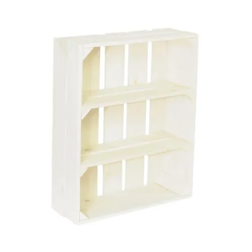 CHICCIE Holzregal Schmalhanz 50x40x15cm in weiß von Chiccie