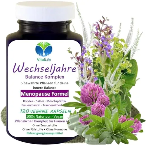 Wechseljahre Komplex Menopause Hormon Balance 120 Kapseln