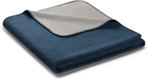 Wohndecke Melange Doubleface von Biederlack - Bettdecken aus hochwertiger Baumwolle mit geketteltem Zierstich, ideal für gemütliche Abende und ein stilvolles Zuhause. Made in Germany.