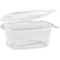 Feinkostbecher (PP) mit Deckel oval klar 250ml [50 St.]