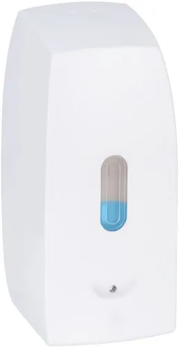 WENKO Infrarot Seifenspender Tirano, 0.5 l, weiß - Moderne Armatur für Bad und WC mit Infrarot-Sensor für hygienische Nutzung. Nachfüllbar, tropffrei und einfach zu montieren – ideal für jedes Zuhause.