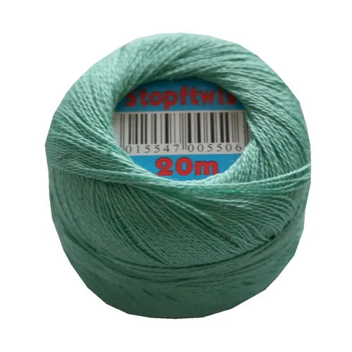  0,18€/m) Stopftwist Stopfgarn Baumwolle mercerisiert 20 m hellgrün grün (0889