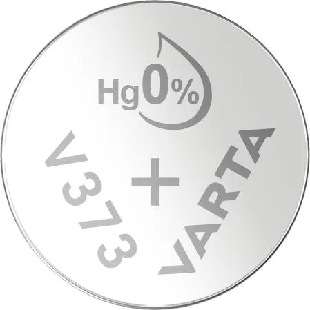 Varta V 373 Knopfzelle - 1,55 V 23mAh Uhrenbatterie für zuverlässige Energieversorgung von Uhren und Geräten