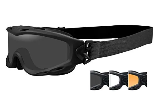 Wiley X Spear Sonnenbrille, Humo/Clear/Light Rust - Sonnenbrille für Damen, multifunktional und ballistisch zertifiziert. Ideal für Motorrad und Sport, mit UV-Schutz und schnellem Anpassungssystem.