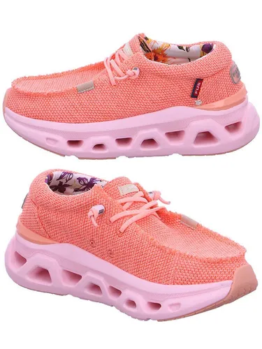 Lässiger Sneaker Emma 5.0 Orange Leinen, superleicht mit Korksohle - Größe 41 - Der Emma 5.0 Sneaker aus atmungsaktivem Leinen bietet Komfort und Stil für jeden Tag. Mit herausnehmbarer Korksohle und verstellbarem Gummizug für perfekten Sitz – ideal für entspannte Outfits und warme Tage.