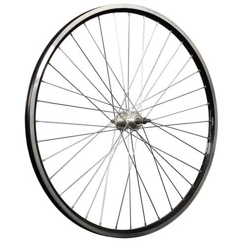 Laufrad 28 Zoll Hinterrad Hohlkammer geöst Fahrrad Schraubkranz 5-9 fach schwarz