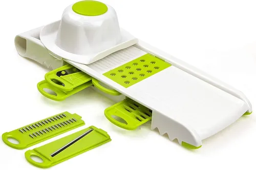 Kvota Gemüseschneider-Set 8 Teilig Allesschneider Küchenreibe Gemüsehobel Karottenreibe