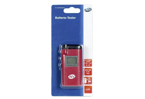 REV RITTER LCD Batterie Tester 1,2V-9V