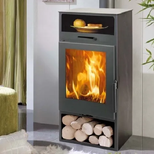Panadero Nijar Kaminofen - 6,3 kW EcoDesign - Öfen: Effizienter Kaminofen mit 80% Wirkungsgrad, ideal für den Innenbereich und umweltfreundlich dank EcoDesign.