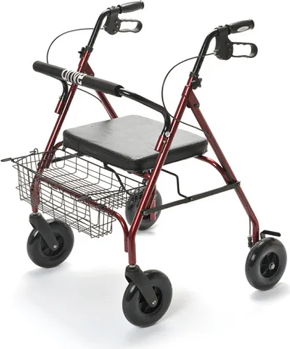 Produktbild Drive Medical Rollator GoLite 200 XXL rot>>>>Mit Korb, Tablett und Rückenstütze