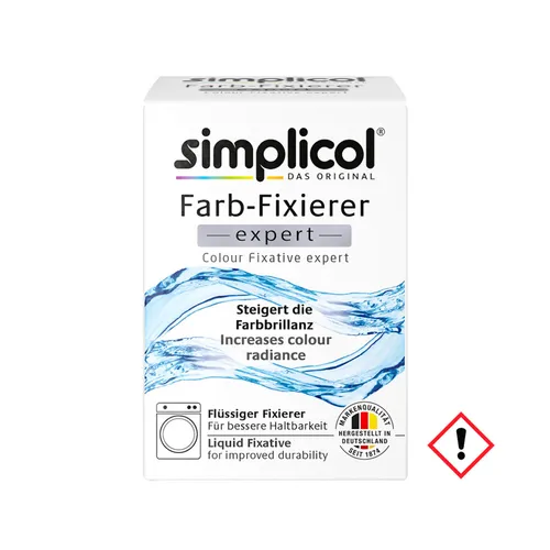 Simplicol das Original expert Farb Fixierer für intensive Farbbrillanz - Textilfarbe und Fixierer für leuchtende Farben, sorgt für langanhaltende Farbbrillanz und einfache Anwendung.