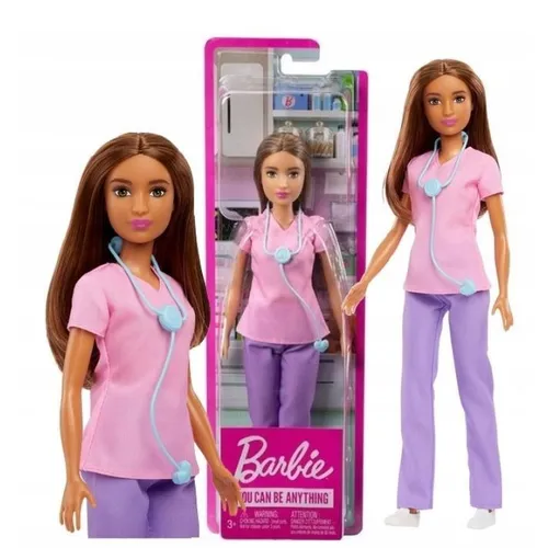 Barbie Careers Nurse Doll & Accessories Playset HBW99 Medical Professional