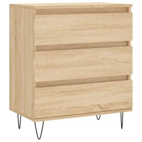vidaXL Sideboard mit Eisenbeinen - TV-Halterungen: Trendiges Sideboard mit viel Stauraum und stabilen Eisenbeinen, ideal für eine stilvolle und organisierte Wohnumgebung.