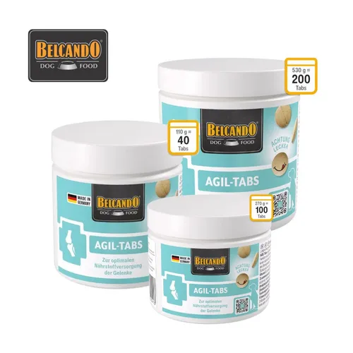 Belcando Vetline Agil Tabs für Hunde – Ergänzungsfuttermittel - Hochwertige Tabletten zur Unterstützung des Bewegungsapparats von Hunden. Ideal für aktive und sportliche Hunde, einfach zu dosieren und mit guter Akzeptanz.