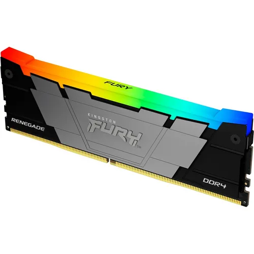 Kingston Technology FURY Renegade RGB 16GB - Arbeitsspeicher mit 3200 MHz und beeindruckender RGB-Beleuchtung, ideal für Gaming und kreative Anwendungen. Profitieren Sie von schnellerer Leistung und stilvollem Design dank patentierter Infrared Sync Technology™.