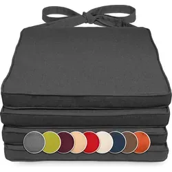 sunnypillow 4er Set Stuhlkissen 40 x 45 x 5cm - Polster für Stühle & Sessel, wasserabweisend und perfekt für Innen- und Außenbereich, sorgt für höchsten Sitzkomfort und modernes Design.