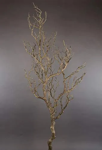 Großer Dekoast 120cm braun