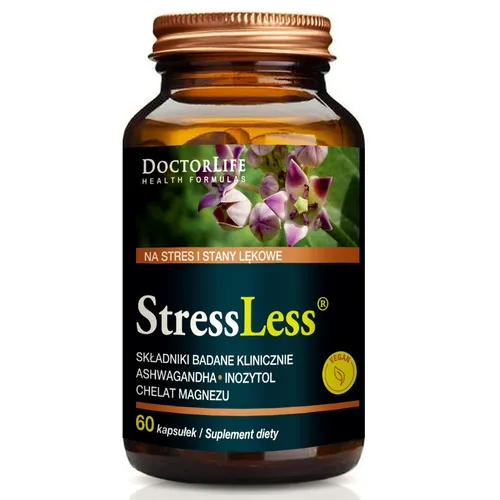 StressLess na stres i stany lkowe suplement diety 60 kapsuek