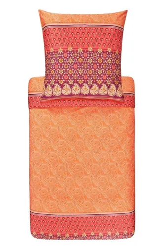 Bassetti Bettwäsche LAGLIO O1 135 x 200 cm in orange von Bassetti