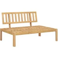 vidaXL Garten-Mittelsofa aus Paletten Massivholz Akazie von vidaXL