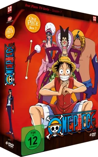 One Piece - TV Serie - Vol. 07 - [DVD] - Abenteuerliche Anime-Serie, freigegeben ab 12 Jahren, perfekt für Fans von Piratengeschichten und spannenden Abenteuern.