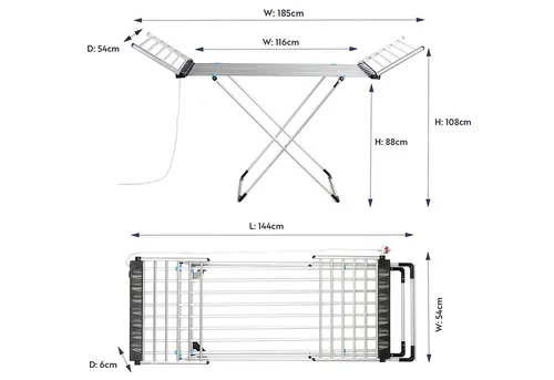 Flügelwäschetrockner