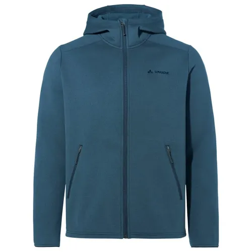 VAUDE MEN'S IDRIS FLEECE HOODY - Sportliche Fleecejacke für Herren in blau, ideal für aktive Outdoor-Aktivitäten und flexibel bei wechselndem Wetter.