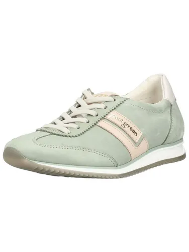 Paul Green Schnürhalbschuh Sneaker 5453-149 in Grün - Stylischer Schnürhalbschuh aus hochwertigem glattem Leder. Der Schuh bietet durch sein superweiches Fußbett und die flexible Laufsohle höchsten Tragekomfort. Ideal für sportliche Looks!