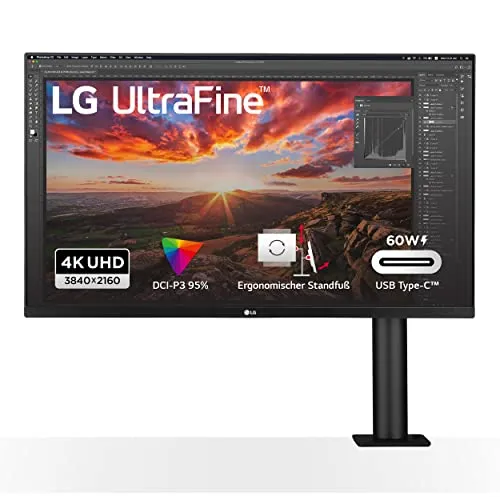 LG Electronics 32UN880P-B Ultrafine™ Ergo UHD 4K 32