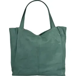 Samantha Look Shopper Echt Leder Damen - Vintage Schultertasche aus Italien - Damen-Shopper aus 100% feinstem Rindleder, A4-geeignet mit geräumigem Design und praktischer Innenorganisation für Einkäufe und Büro.