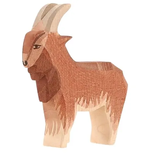 Ostheimer 11711 Ziegenbock aus Holz Höhe 10,5cm
