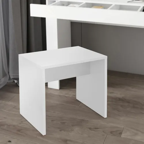 ML-DESIGN Schminktisch Hocker im edlen Design - Schminktisch Hocker aus robustem Holz, vielseitig einsetzbar und mit hohem Sitzkomfort – ideal für jedes Schlafzimmer oder Make-up-Bereich.