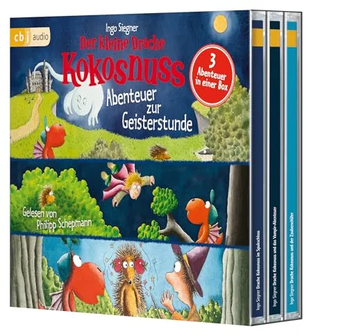 Der kleine Drache Kokosnuss – Abenteuer zur Geisterstunde: Der kleine Drache Kokosnuss im Spukschloss. Der kleine Drache Kokosnuss und das ... kleine Drache Kokosnuss und der Zauberschüler