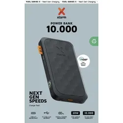 Xtorm Powerbank 10.000 mAh mit Schnellladefunktion - Powerbank mit 10.000 mAh, lädt mehrere Geräte gleichzeitig schnell auf, ideal für unterwegs. Kompakt und leicht, passt in jede Tasche.