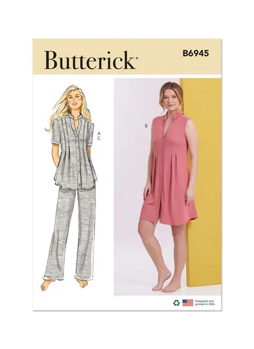 Schnittmuster Damen Shirt Butterick B6945 Y5 Gr. 18