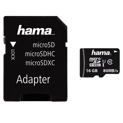 MicroSDHC Speicherkarte 16 GB Klasse 10 124150