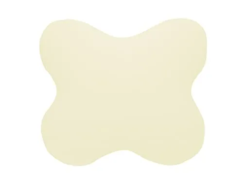 Dukal | Bezug für ACAMAR Seitenschläferkissen Nackenstützkissen | aus hochwertigem DOPPEL-Jersey | 100% Baumwolle | Farbe: Creme