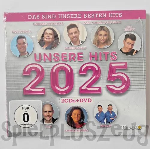 UNSERE HITS 2025 2CDs+DVD