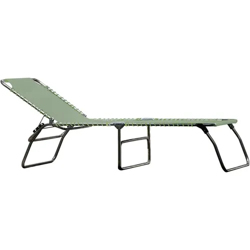 Jan Kurtz Fiam Amigo XXL Dreibeinliege salbei - Gartenliege für Paare: Die extra breite Fiam Amigo XXL bietet mit 75cm Breite und 207cm Länge genug Platz für zwei. Zusammenklappbar und mit verstellbarer Rückenlehne, ideal für entspannte Stunden im Garten.