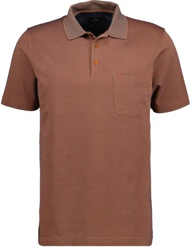Poloshirt RAGMAN Herren XXL Orange - Casual Softknit - Herren-Shirts mit 70% Baumwolle, knitterfrei und in Form bleibend. Perfekt für Brunch oder Stadtbummel, erhältlich in 8 Farben für einen stilvollen Sommer.