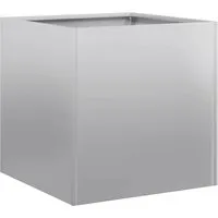 vidaXL Blumentopf Pflanzgefäß aus verzinktem Stahl 40x40x40 cm - Garten-Zubehör mit robustem, wetterfestem Design aus verzinktem Stahl. Ideal für stilvolle Pflanzenarrangements im Innen- und Außenbereich.