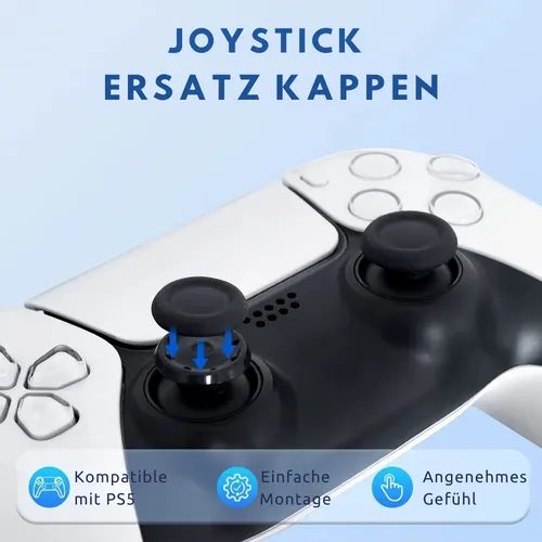Speedlink STIX Controller Cap Set - Analog-Stick-Aufsätze für PS5, PS4 und Switch, perfekte Kontrolle und optimierte Ergonomie