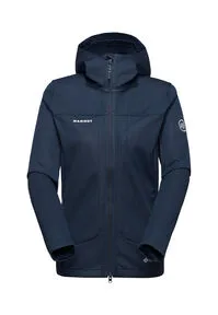 Mammut Women's Ultimate VIII Softshelljacke Gr XL blau - Sportliche Softshelljacke in Blau, Größe XL. Mit Windschutz, Stretch und Belüftungsreißverschluss ideal für Outdoor-Aktivitäten. Hochwertiges Material für besten Tragekomfort. Entdecken Sie weitere Mammut-Produkte bei Bergfreunde.de!