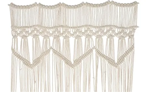 CAMPLIFE Makramee Vorhang | Handgefertigter Boho Raumteiler - Paravants & Raumteiler – Handgefertigt aus 100% Baumwolle, ideal für eine gemütliche Bohemian-Atmosphäre in jedem Raum.