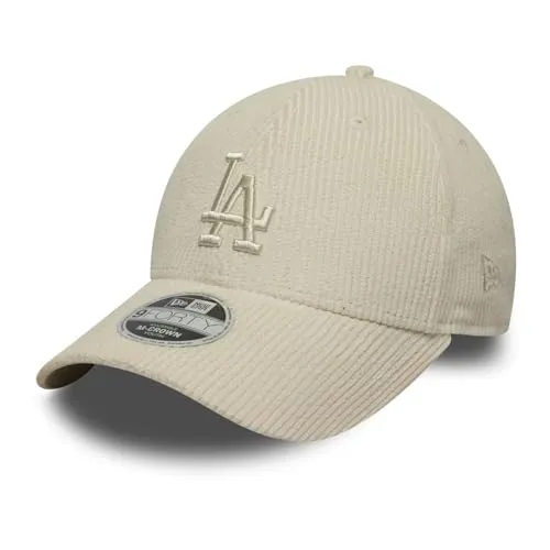 New Era Kids Cap MLB 9FORTY M-Crown Cord Los Angeles Dodgers beige - Stylische Kinderkappe aus Cord mit verstellbarem Strapback-Verschluss. Größe Youth: 54-56cm (6-12 Jahre) und hochwertiger LA Dodgers Stickerei. Ideal für kleine Sportfans!