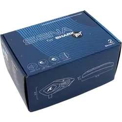 Shark Senatooth Headset Bluetooth 5.1 für Helme - Motorrad-Headset mit Bluetooth 5.1, ideal für Kommunikation während der Fahrt, inklusive Aufbewahrungstasche und antiallergischem Innenfutter.