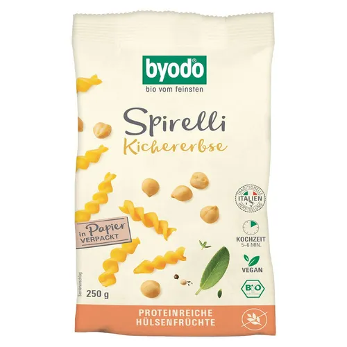 BYODO Spirelli Kichererbse 250g